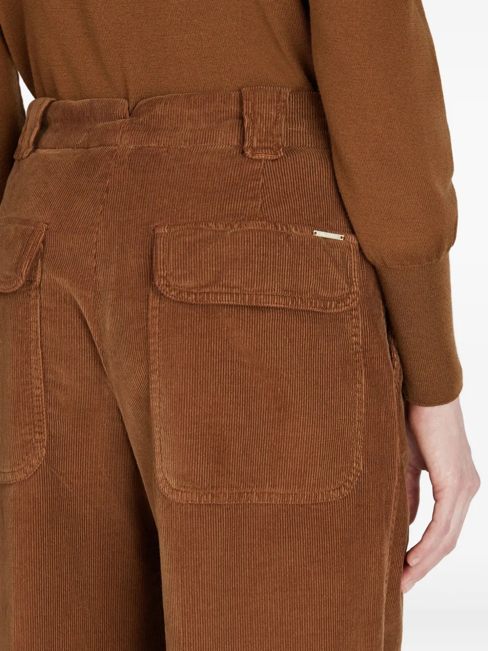 Incotex Corduroy Trousers In Brown