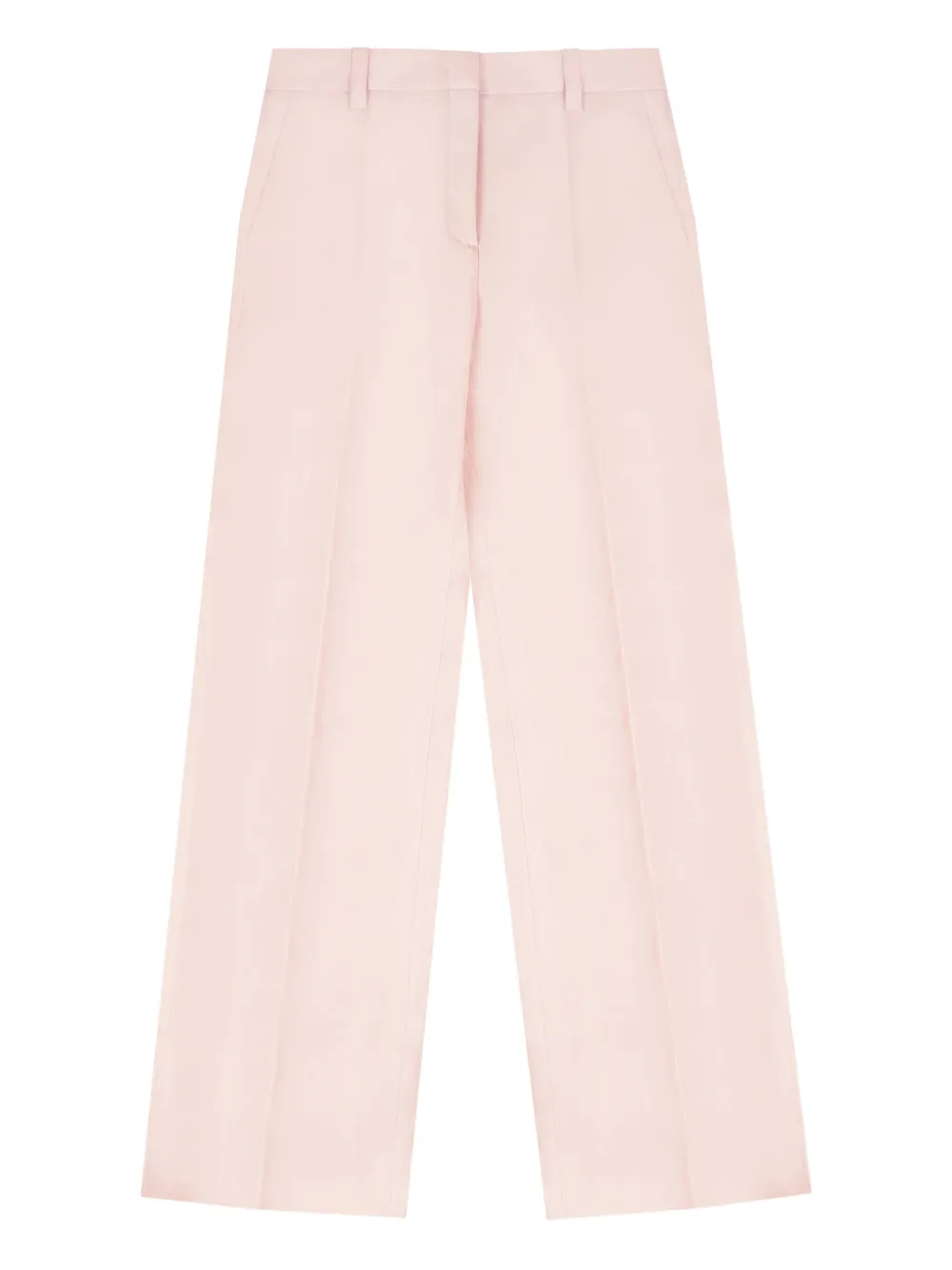 Incotex Linen Trousers In Pink