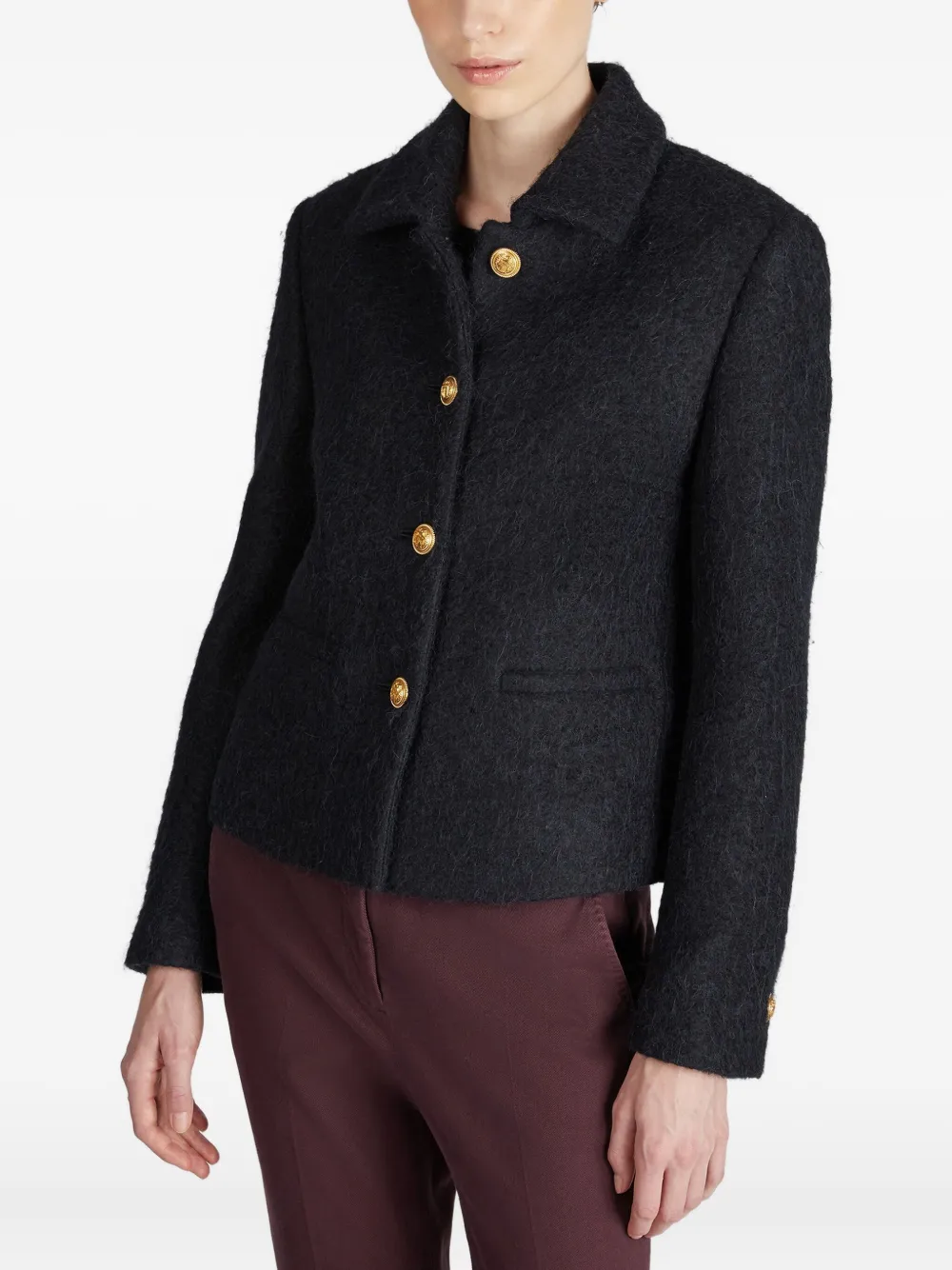  Montedoro Bouclé Jacket - Blue 