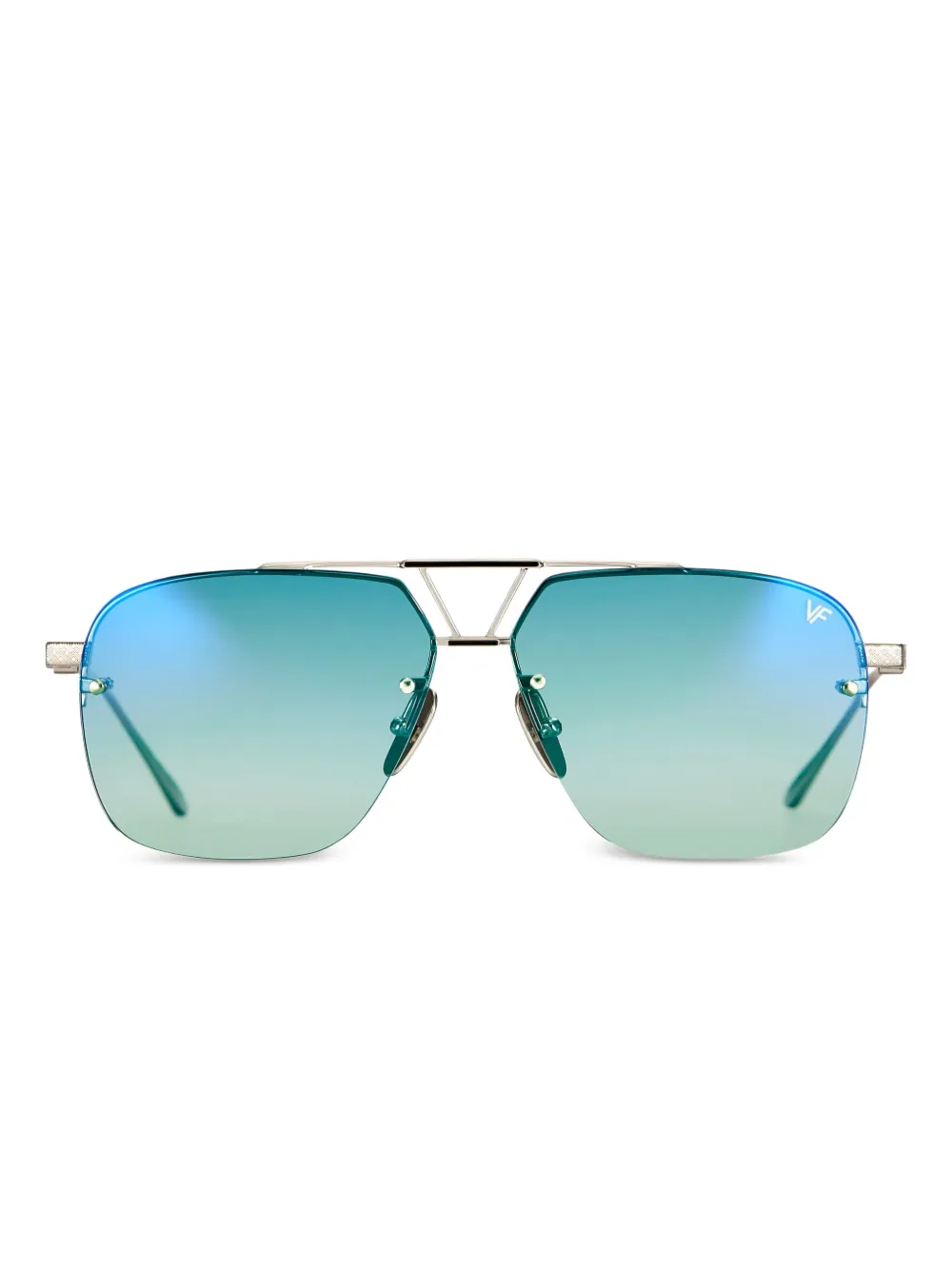 Vintage Frames Company lentes de sol Falcon | plateado | Image 1