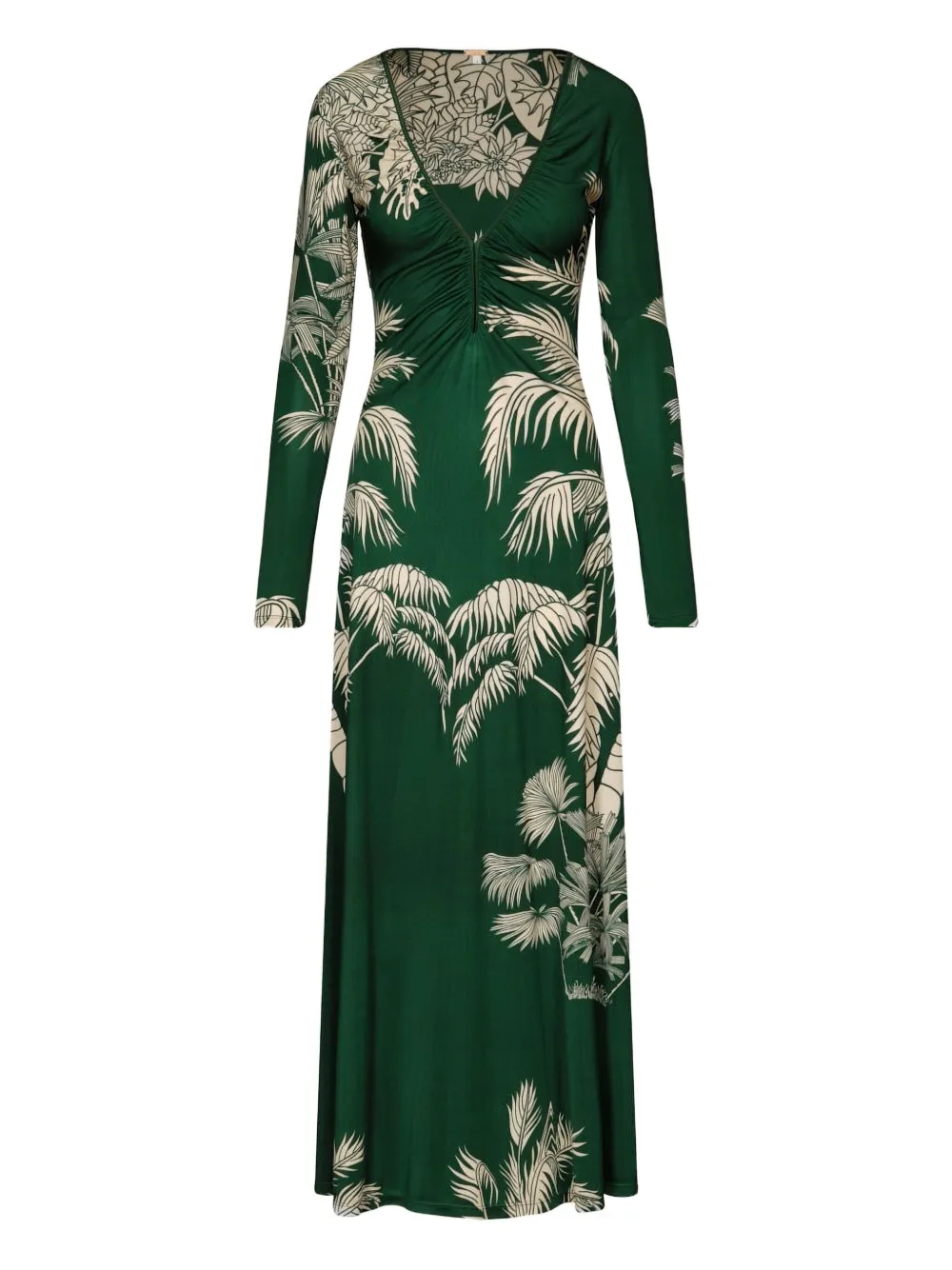 Johanna Ortiz Alma Bordada printed dress | Green | Image 1