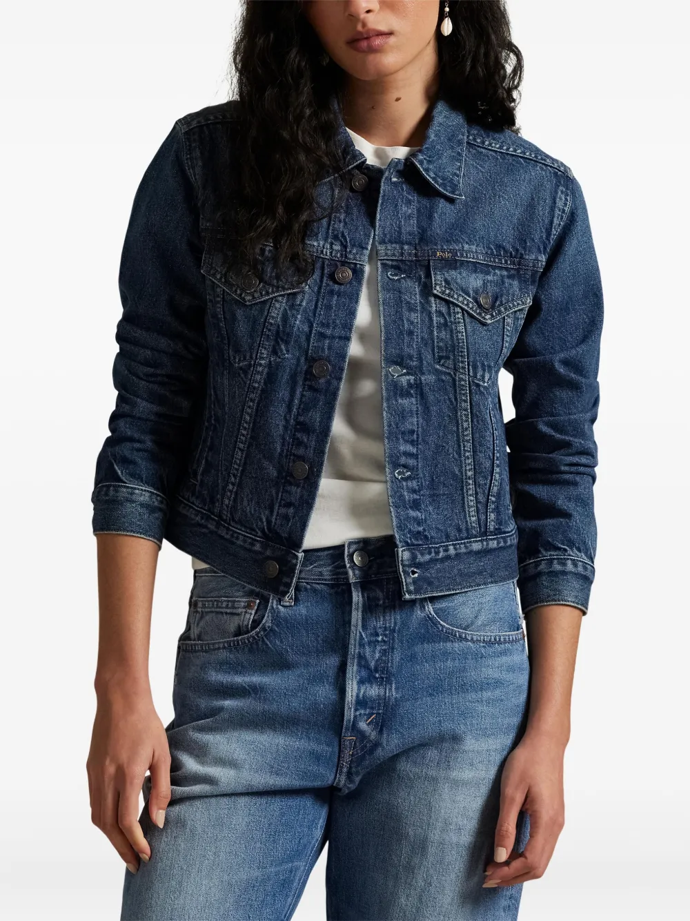 Polo Ralph Lauren Cotton-blend Denim Jacket In Blue