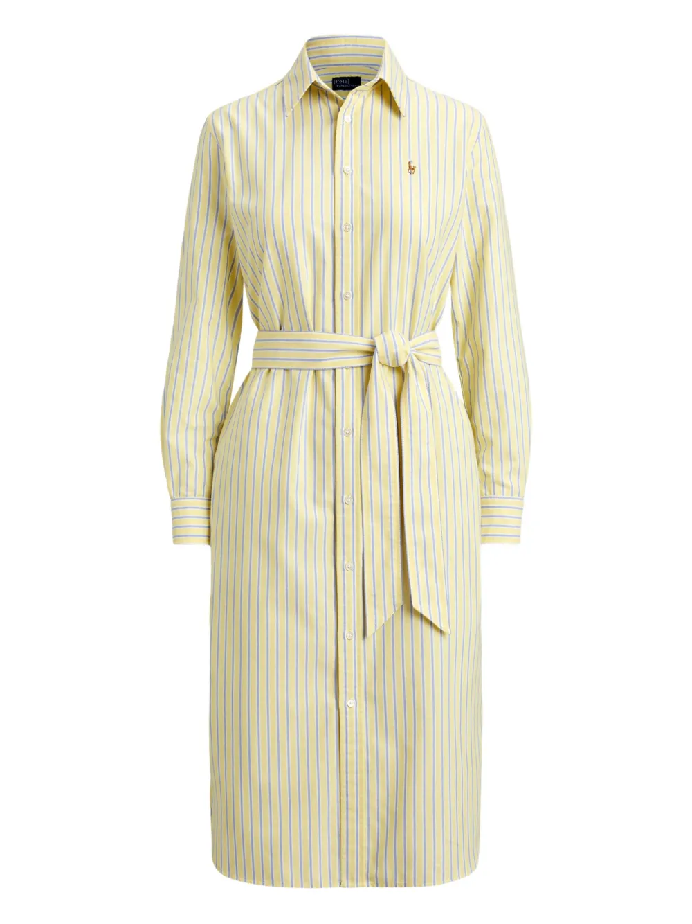 Polo Ralph Lauren ストライプ シャツドレス - イエロー Polo Ralph Lauren ストライプ シャツドレス - イエロー
