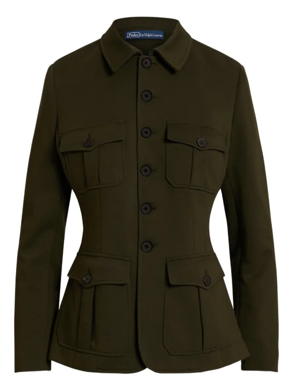 Polo Ralph Lauren Buttoned Pocket Jacket in Green