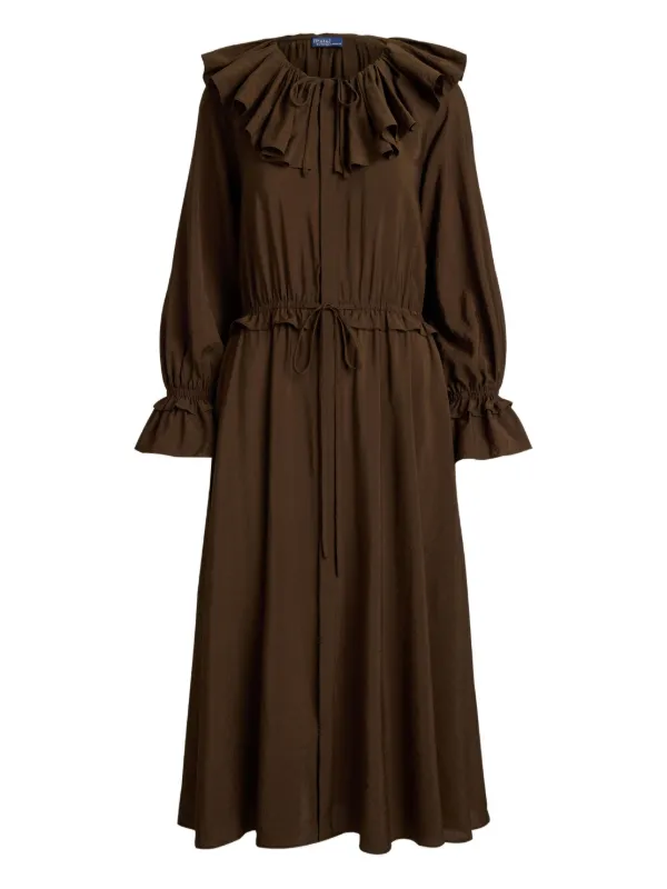 brown drawstring dress NURSING COLLECTION: Season Of Love Brown Drawstring Dress, Medium - The Mint Julep Boutique