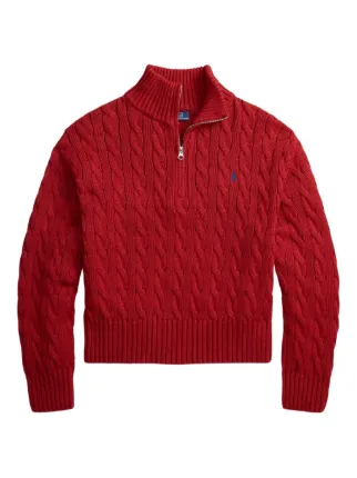 Polo Ralph Lauren Suéter Polo Pony De Tricô | Vermelho | FARFETCH BR