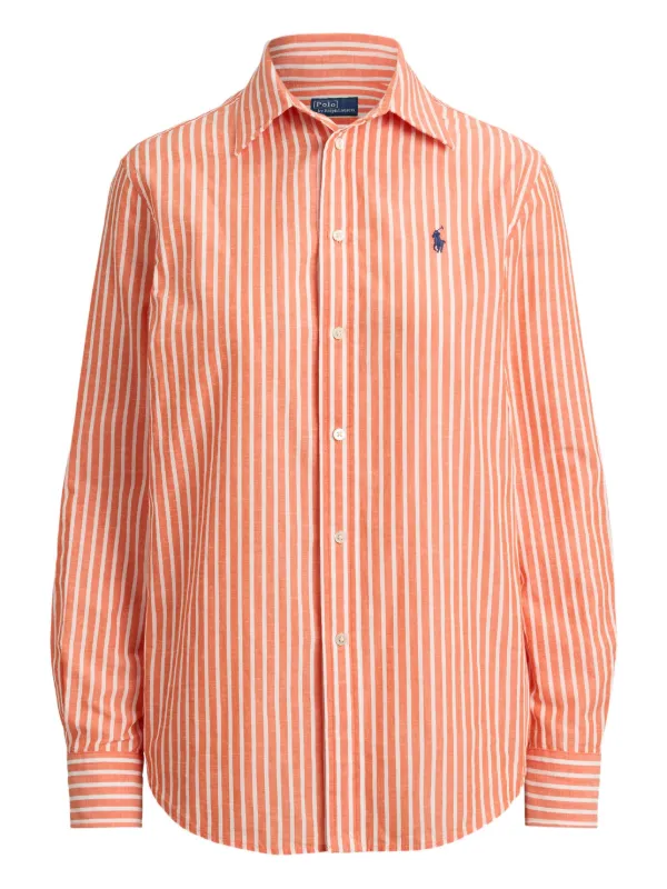 Polo Ralph Lauren ストライプ シャツ | オレンジ | FARFETCH JP