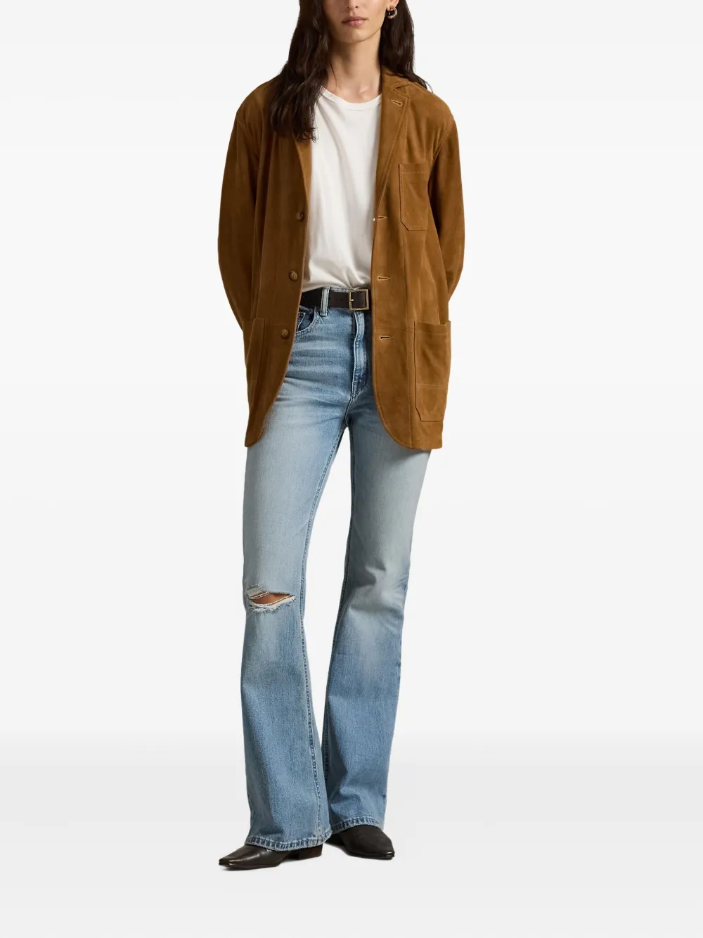 Polo Ralph Lauren Jeans met gescheurd detail - Blauw