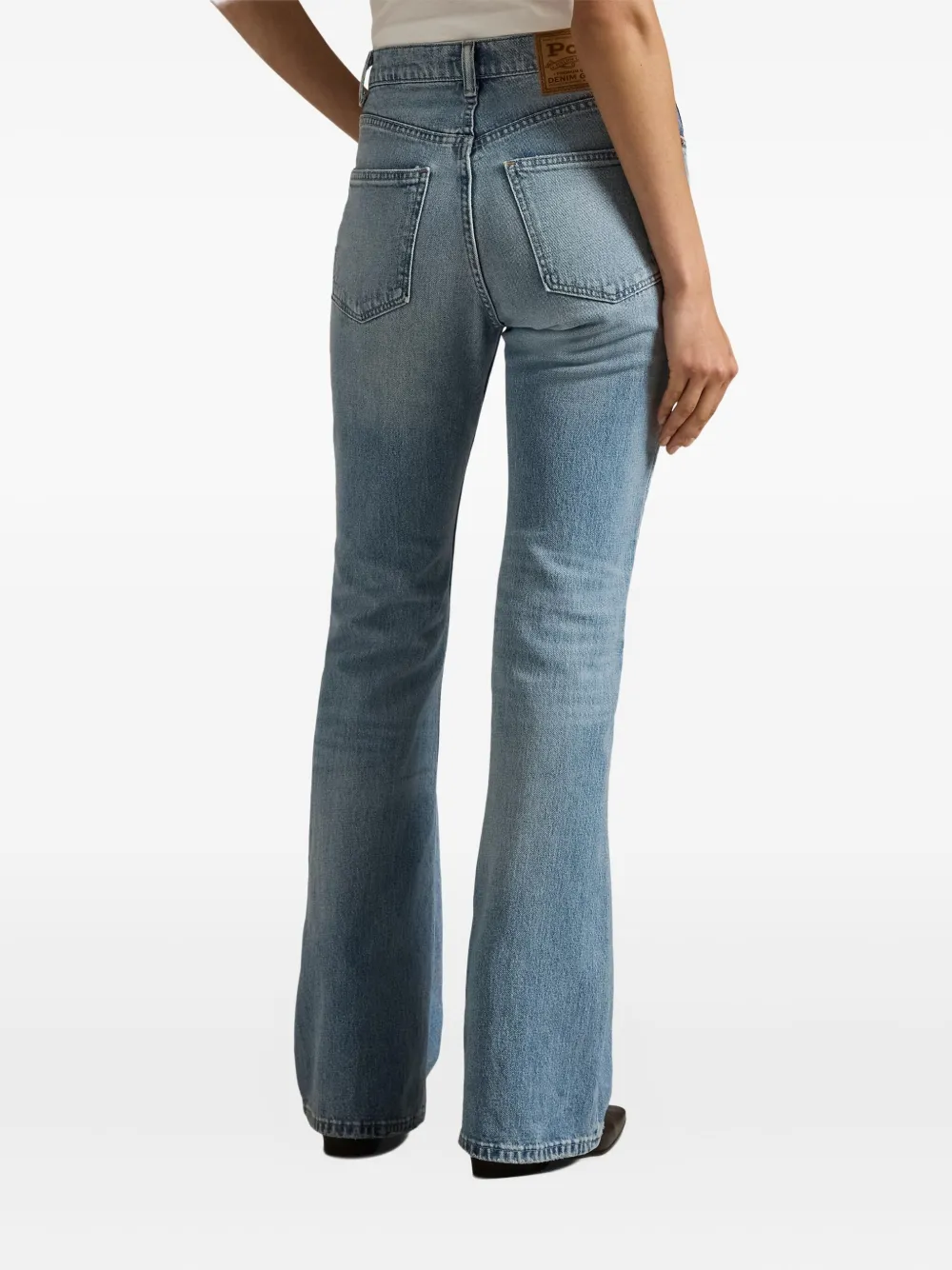 Polo Ralph Lauren Jeans met gescheurd detail Blauw