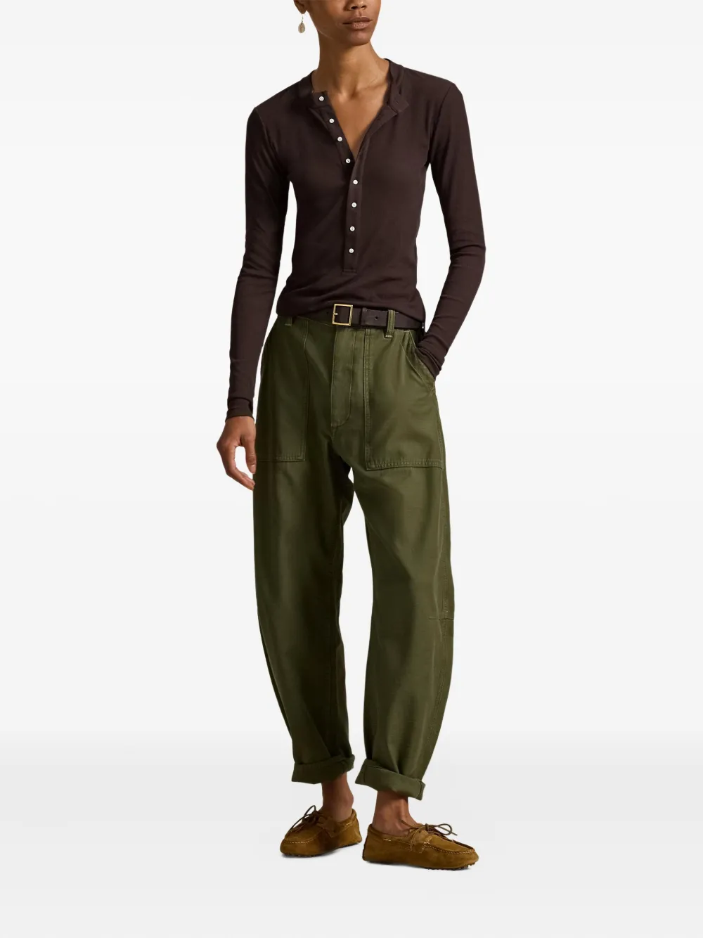 Polo Ralph Lauren Tapered Trousers In Green