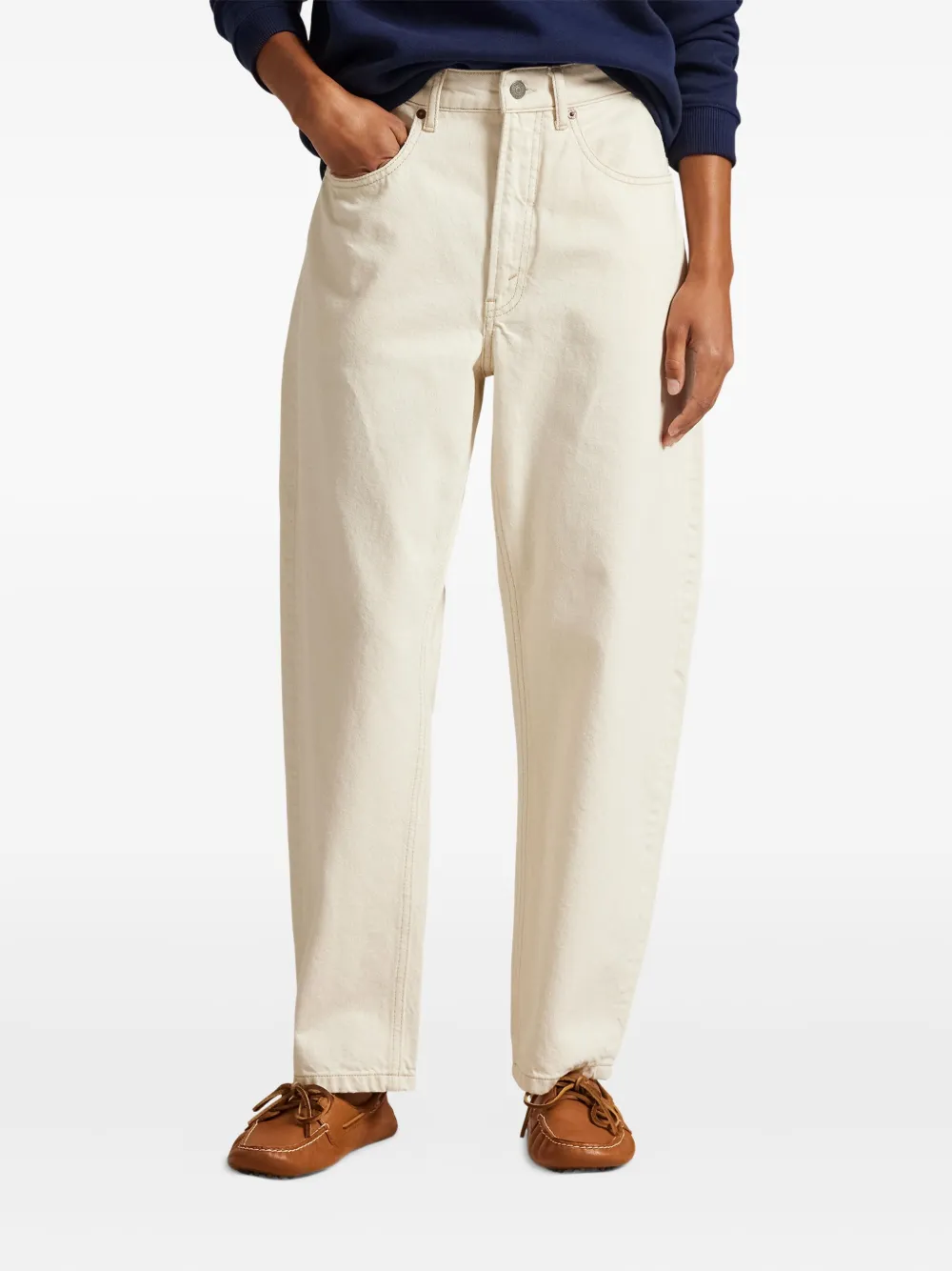 Polo Ralph Lauren Ruimvallende jeans Beige