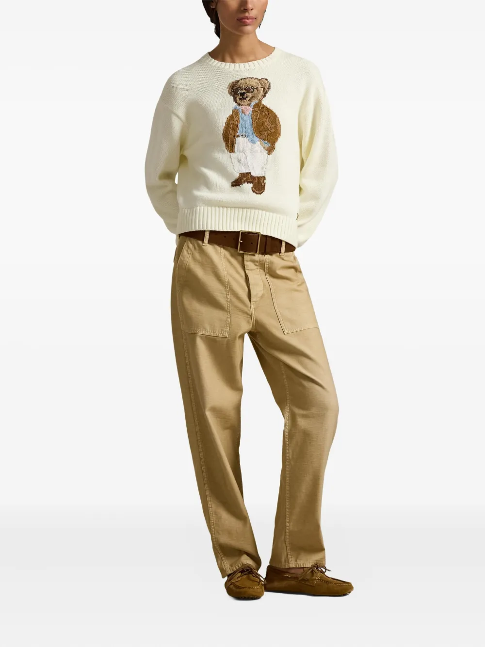 Polo Ralph Lauren Polo Bear Sweater In Neutral