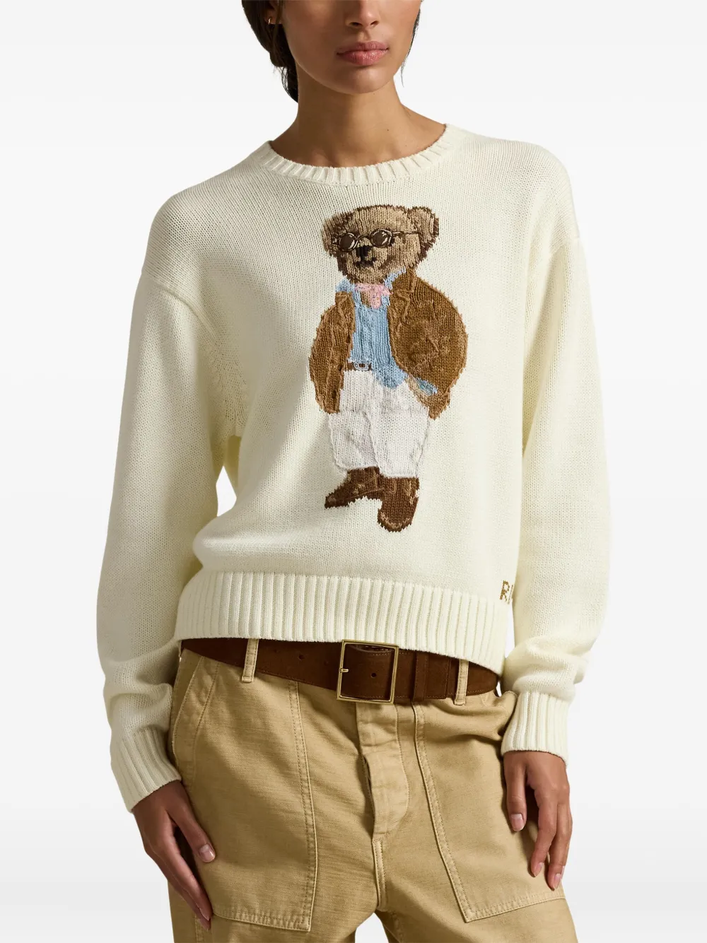 Polo Ralph Lauren Polo Bear Sweater In Neutral