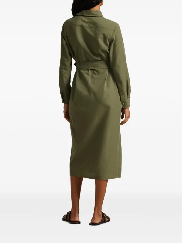 polo shirt dress ladies Ralph Lauren Polo Pony Belted | Green 2026 Fall