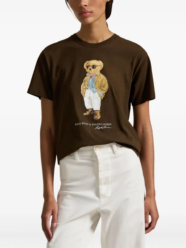 Polo Bear Tシャツ ブラウン S新品タグ付き Polo Ralph Lauren Bear Print T-shirt | Brown | FARFETCH