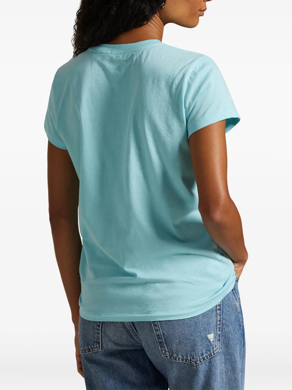 Polo Ralph Lauren Polo Pony Cotton T-shirt In Blue