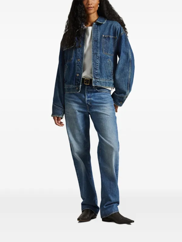 Polo Ralph Lauren Jaqueta Jeans Com Botões | Azul | FARFETCH BR