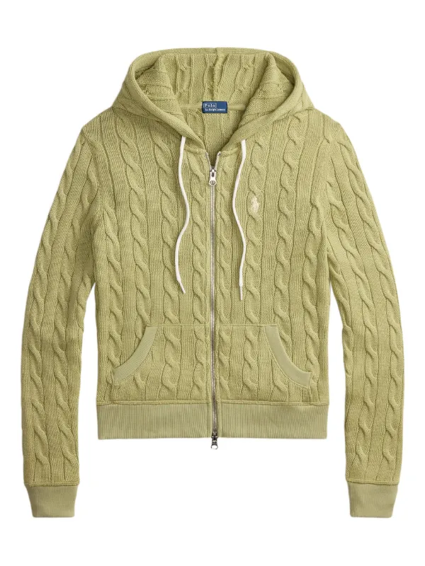 Polo Ralph Lauren ケーブルニット パーカー | グリーン | FARFETCH JP Polo Ralph Lauren ケーブルニット パーカー | グリーン | FARFETCH JP