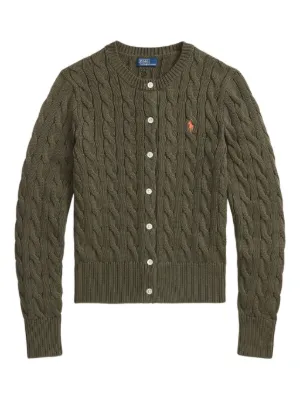 Polo Ralph Lauren Cardigan De Tricô Com Mangas Longas | Neutro