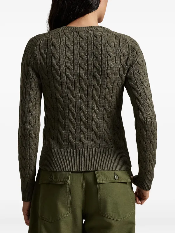 Polo by Ralph Lauren ダークグリーン カーディガン POLO RALPH LAUREN（ポロ・ラルフローレン） カーディガン ケーブル