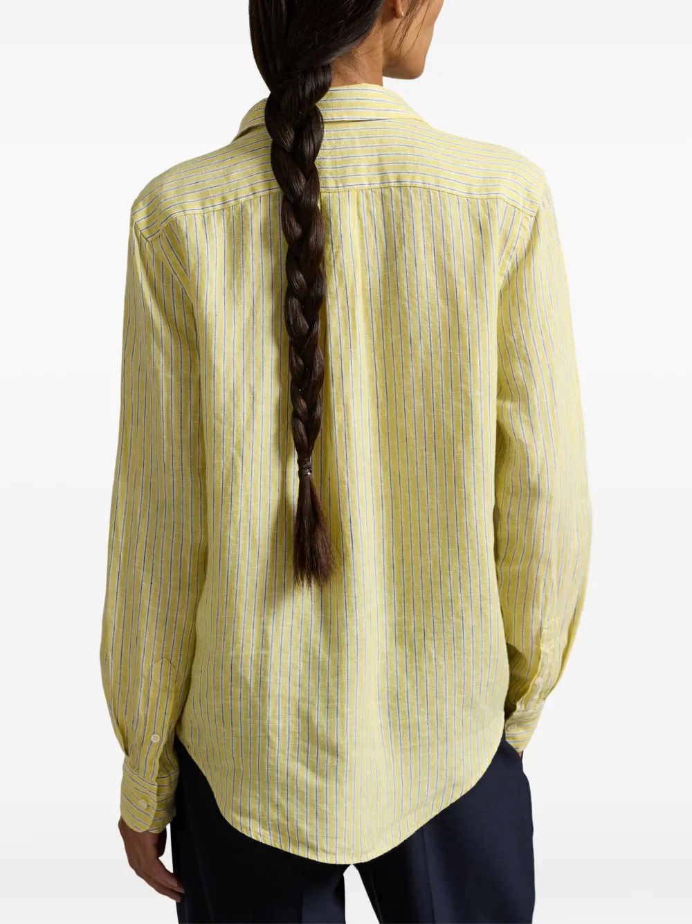 Polo Ralph Lauren Striped Shirt In Yellow