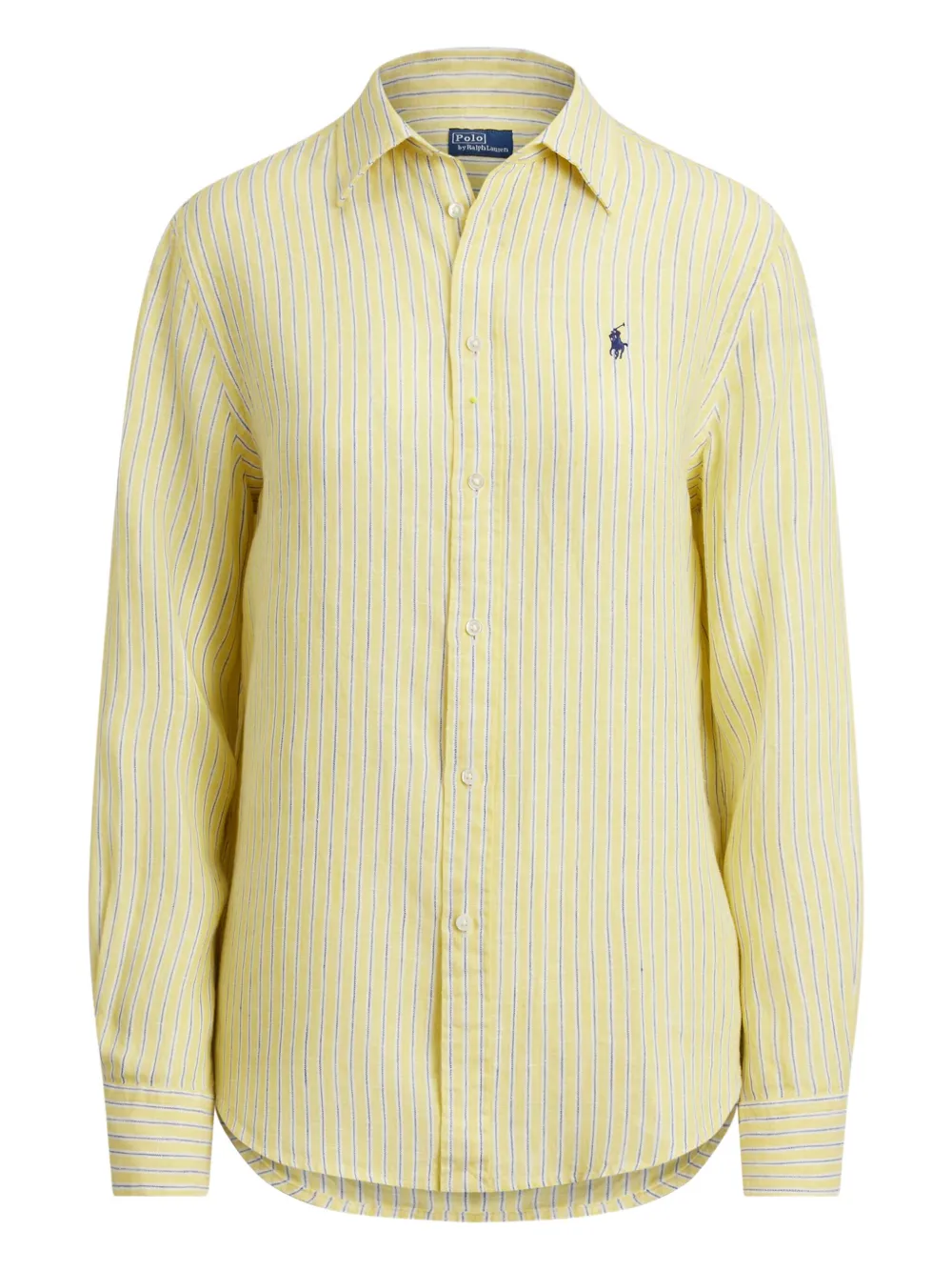 Polo Ralph Lauren Striped Shirt In Yellow