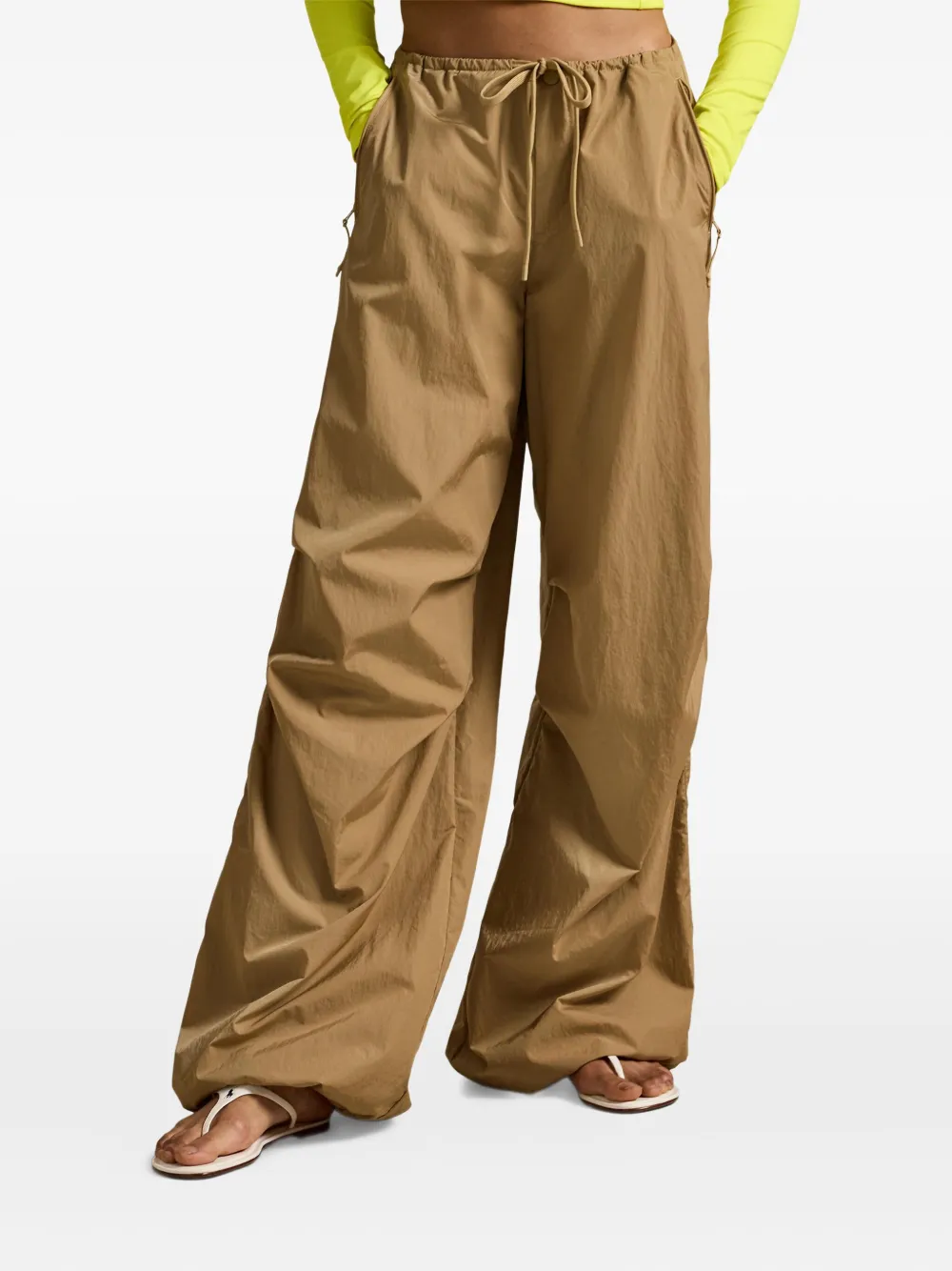 Polo Ralph Lauren Palazzo broek met trekkoord Bruin