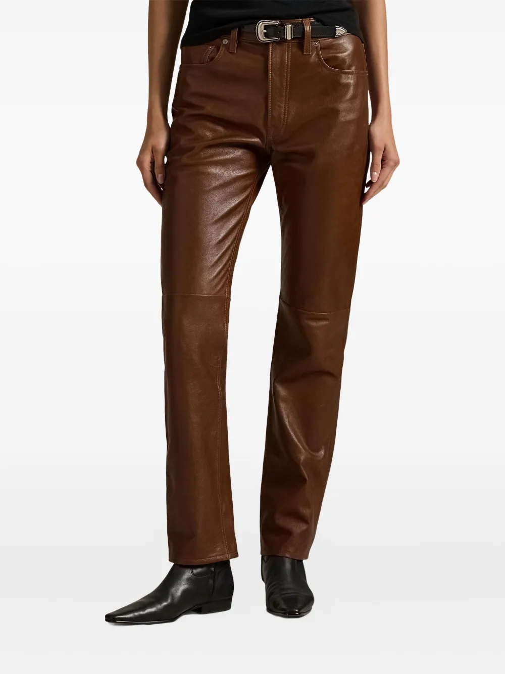 Polo Ralph Lauren Straight-leg Trousers In Brown