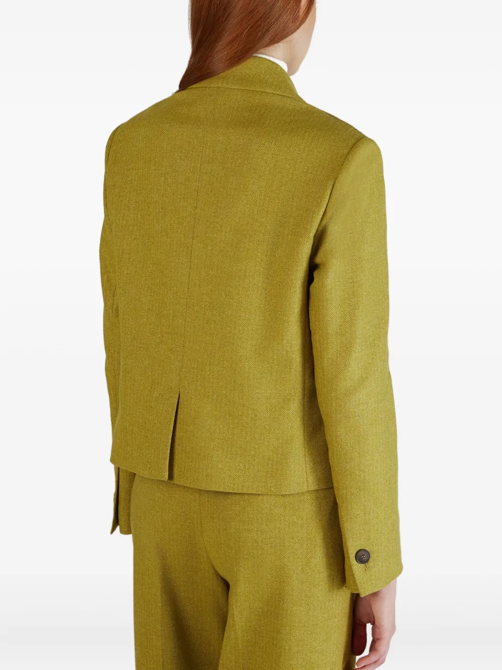 Montedoro Buttoned Jacket In Green