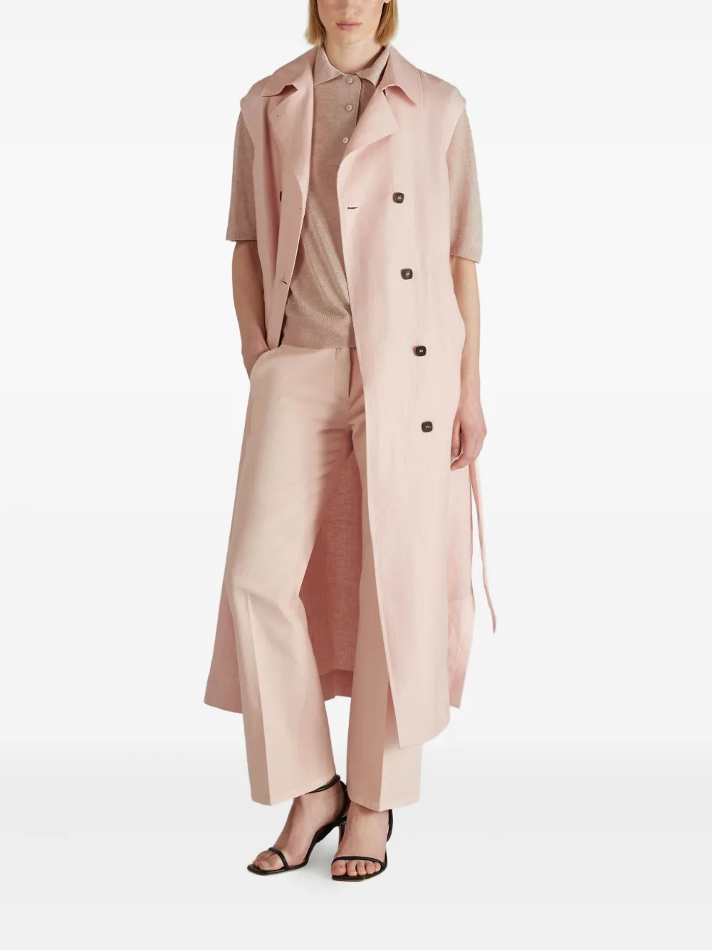 Slowear Cotton Trousers In Pink