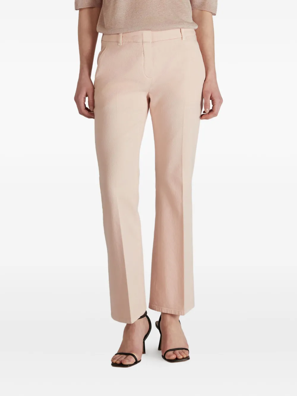 Slowear Cotton Trousers In Pink