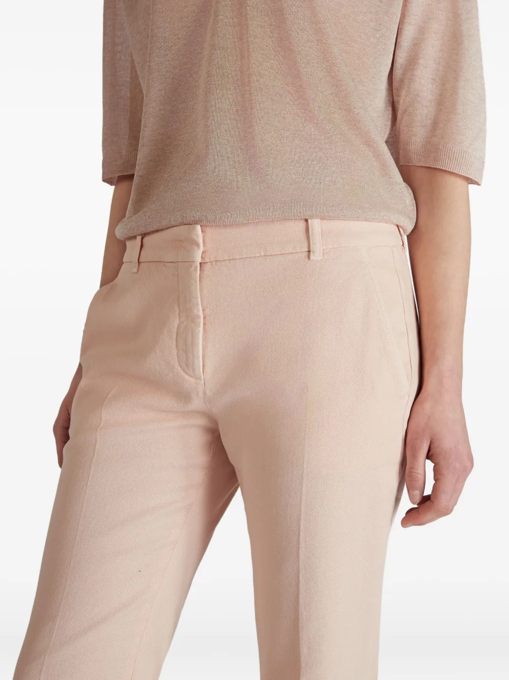 Slowear Cotton Trousers In Pink