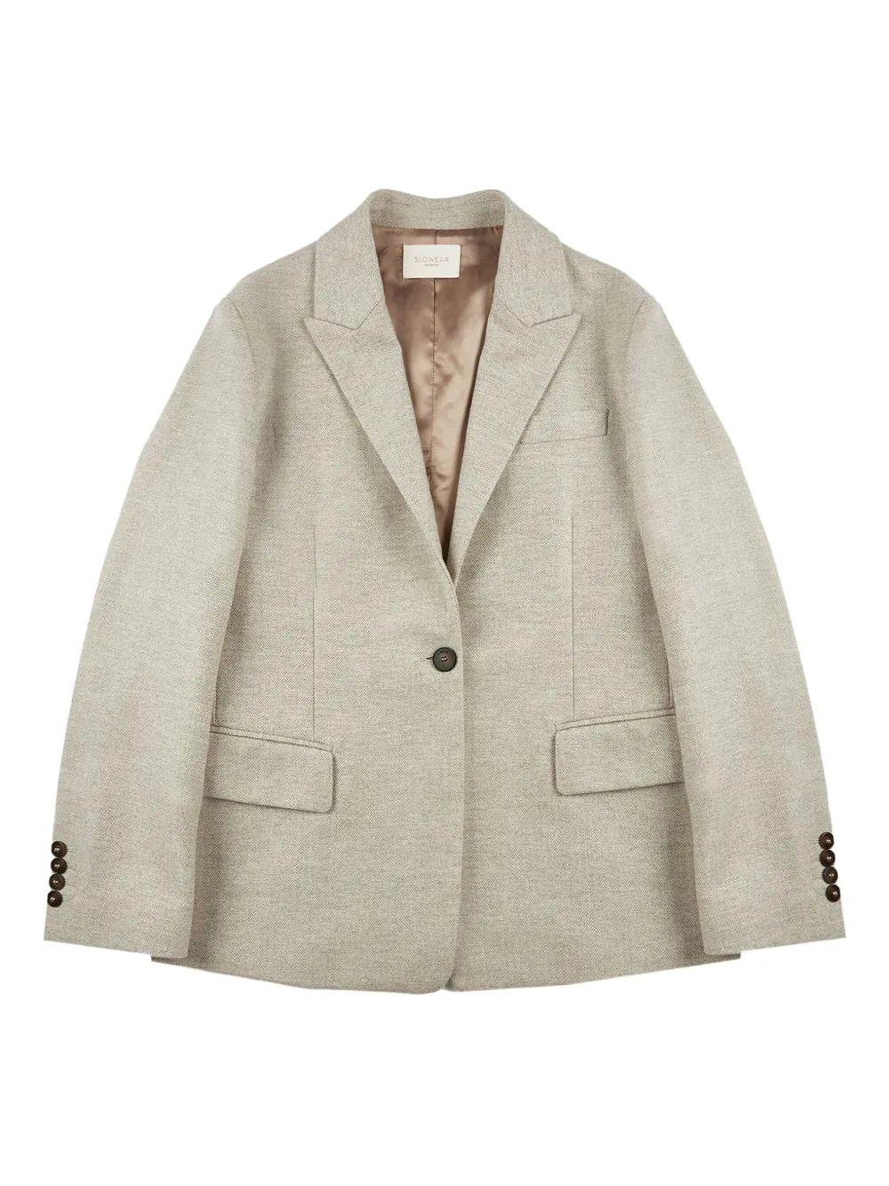 Montedoro buttoned jacket | Neutrals | Image 1