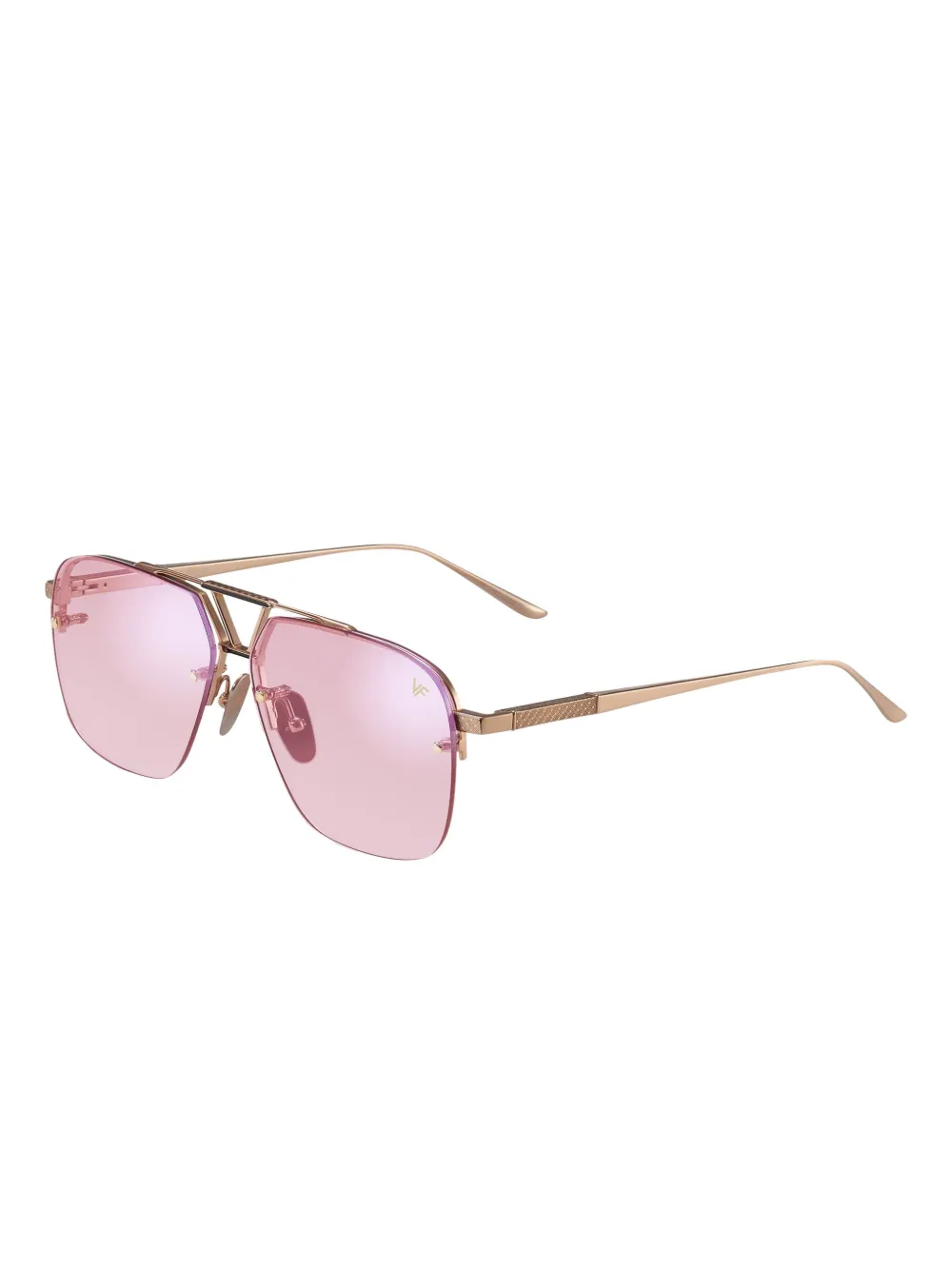 Vintage Frames Company Falcon rimless sunglasses - Roze