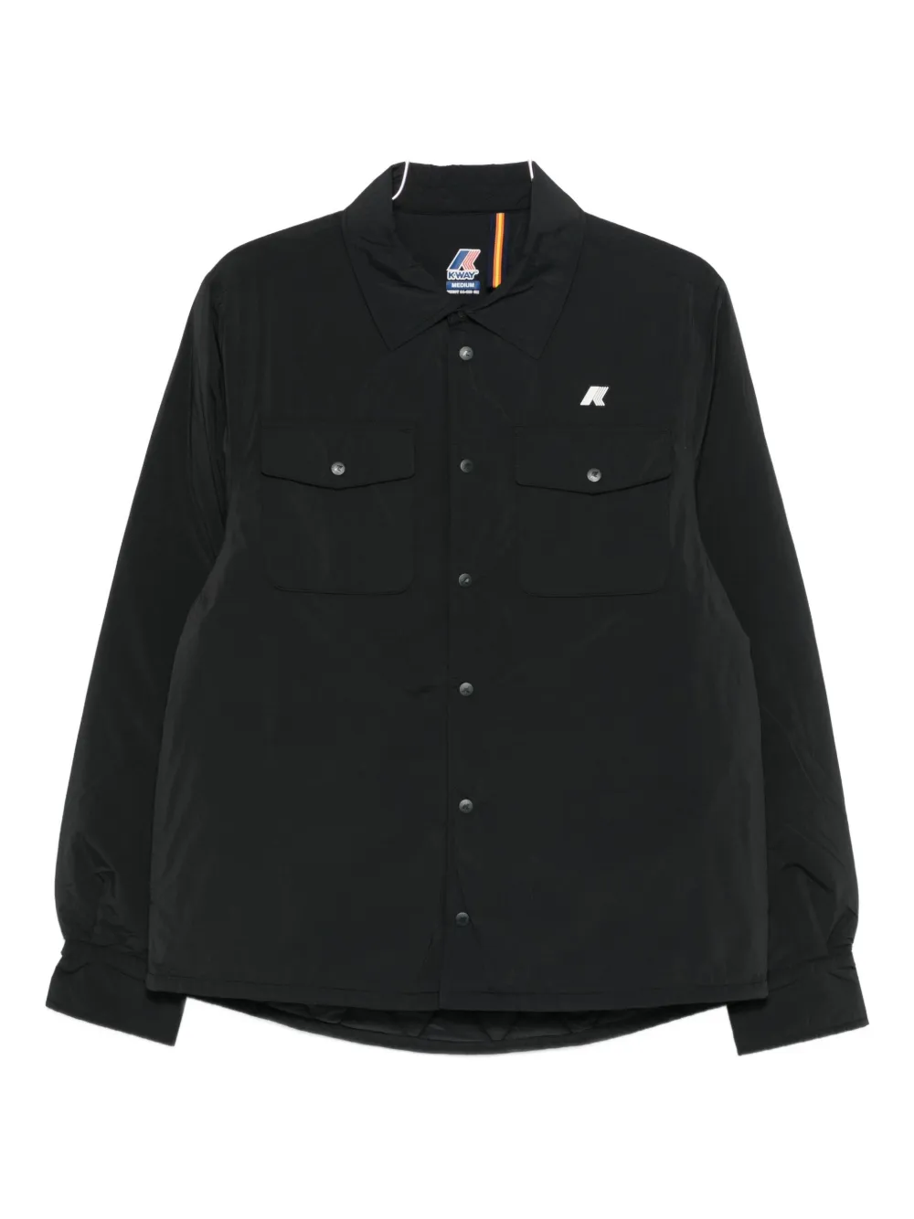 K-Way chest-pocket jacket | Black | Image 1