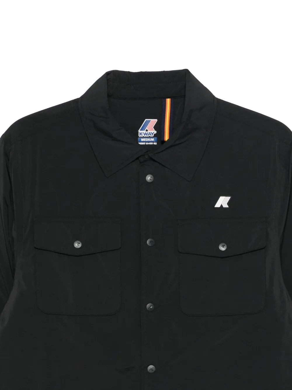 K-Way Jack met borstzak Zwart
