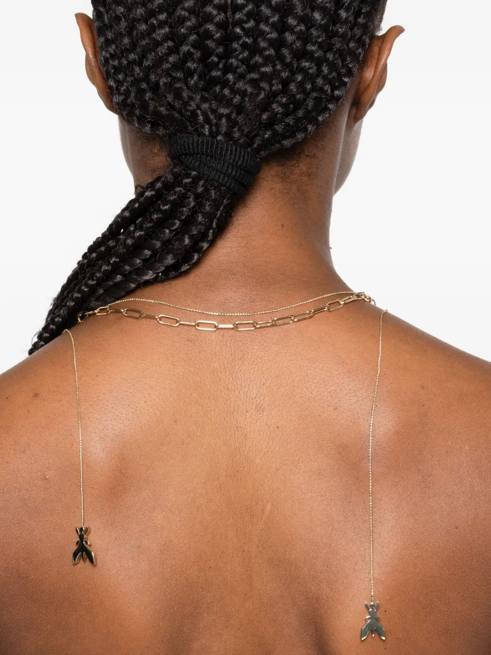Patrizia Pepe Halsketting met hanger en bedel - Goud