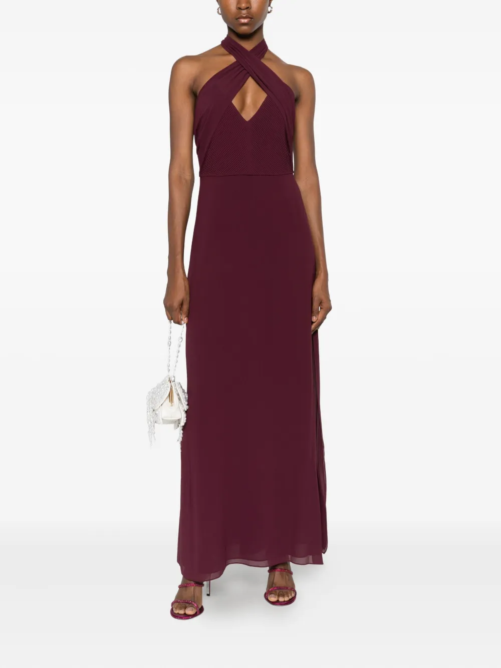 Patrizia Pepe twisted dress - Rood