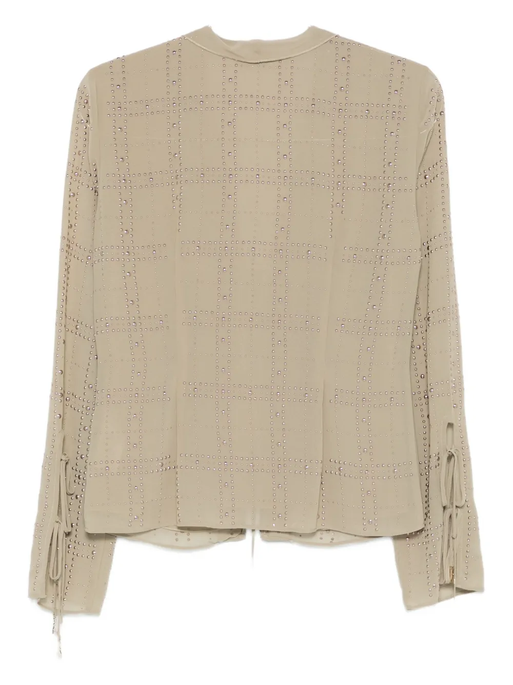 Patrizia Pepe studded top - Groen