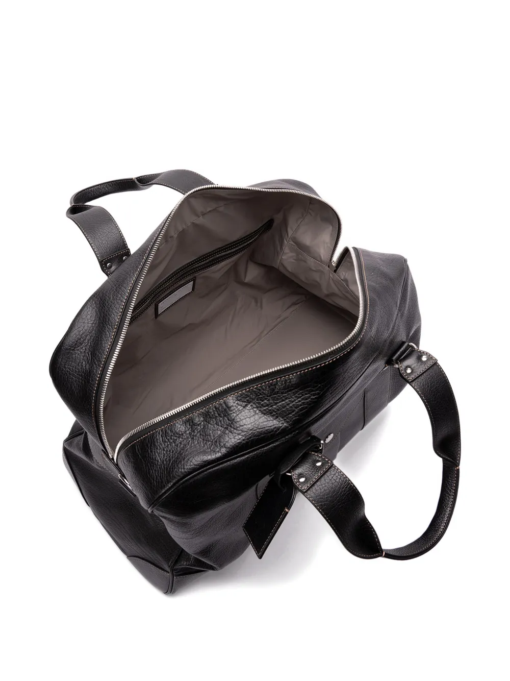 Brunello Cucinelli Duffeltas van kalfsleer Zwart