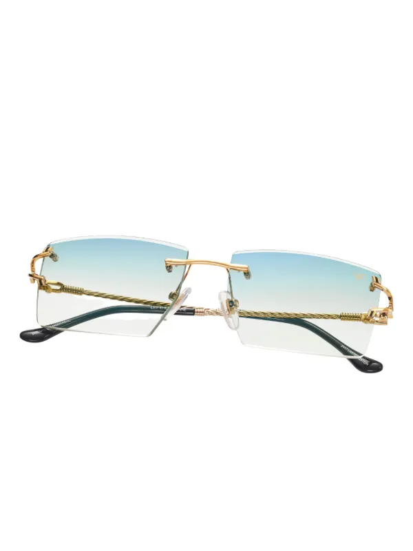 Vintage Frames Company Icon リムレス サングラス | ゴールドトーン