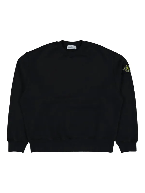 Stone Island コンパスバッジ スウェットシャツ | ブラック | FARFETCH JP