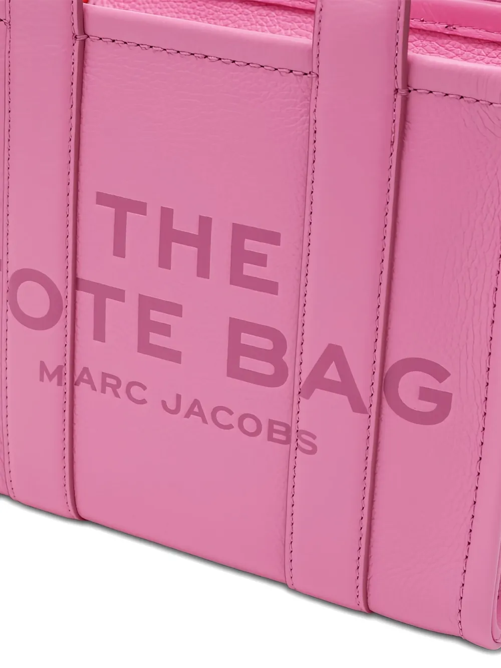 Marc Jacobs Small Rectangular Tote Bag With Top Handles In Pink