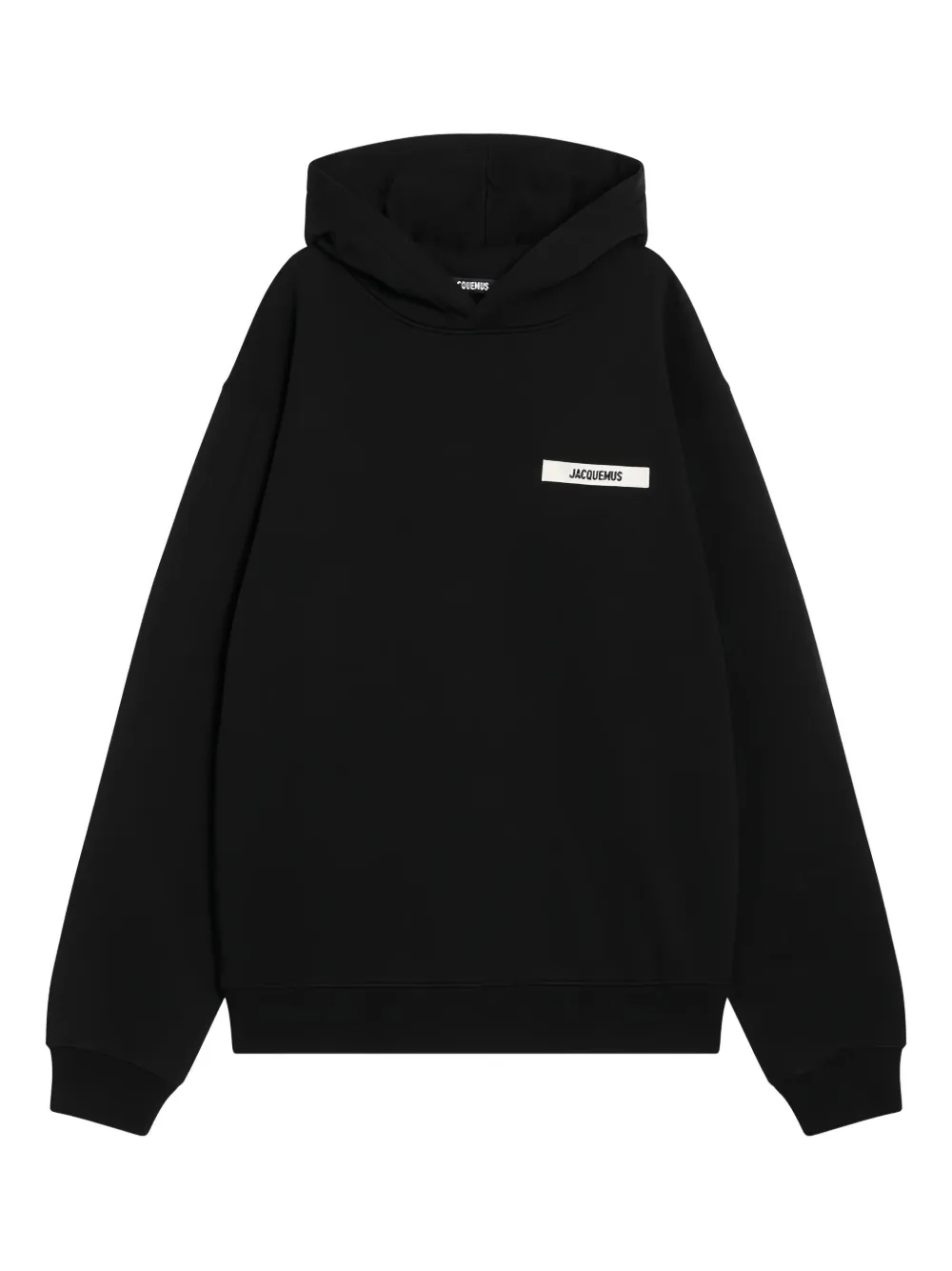 Jacquemus Logo-detail Hoodie In Black