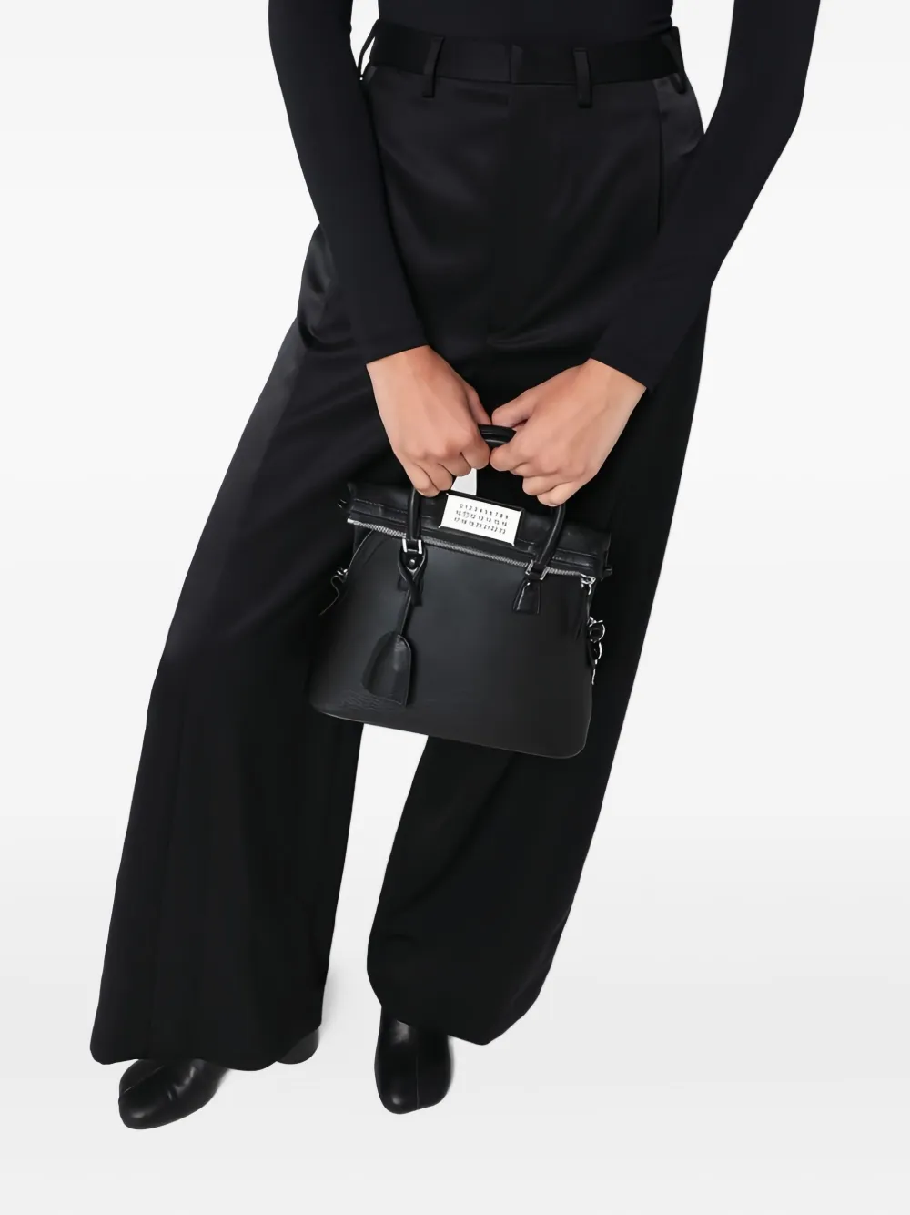 Maison Margiela Black 5ac Classique Mini Bag In Black