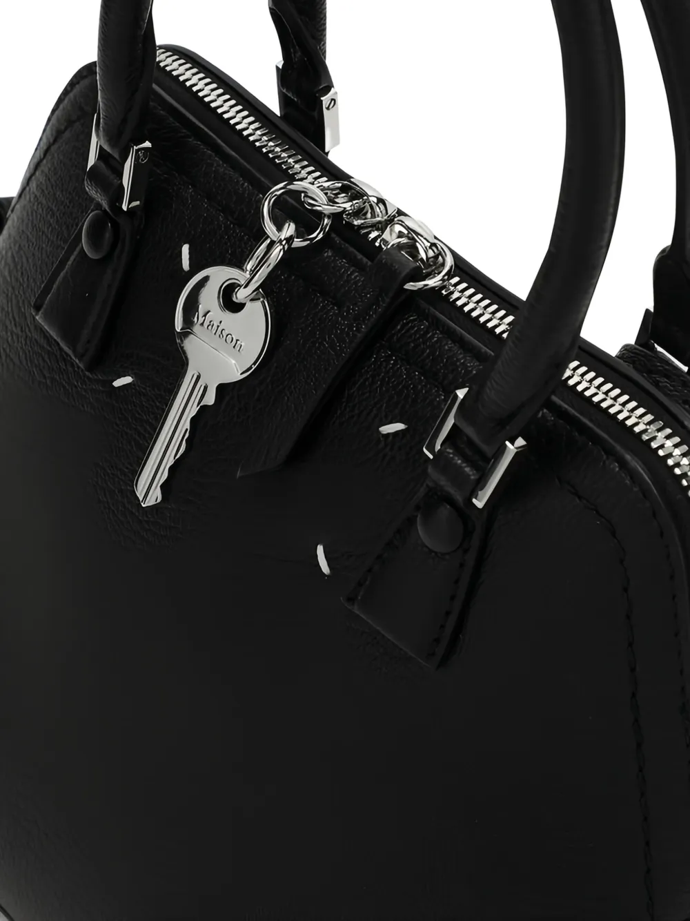 Maison Margiela Black 5ac Classique Mini Bag In Black
