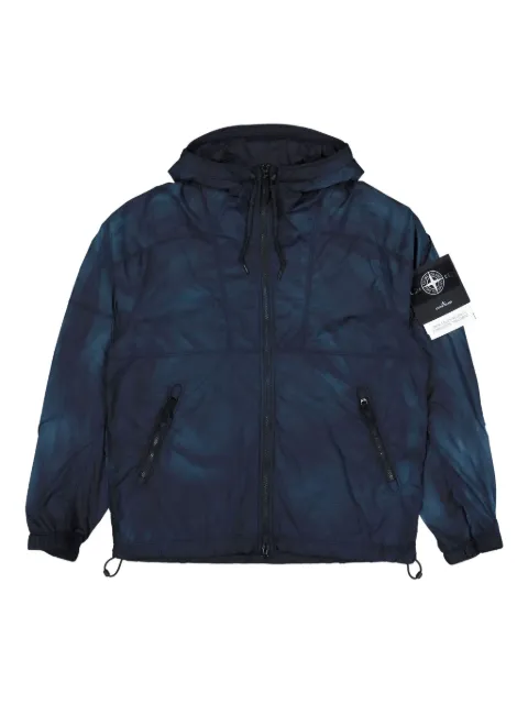 Stone Island tie-dye hooded jacket