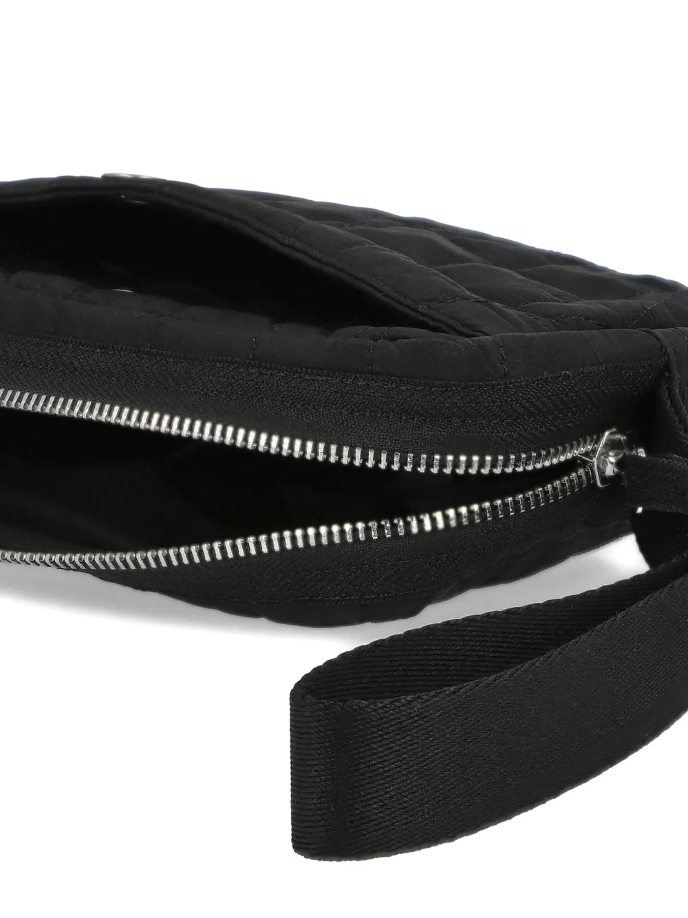 Stone Island Gewatteerde buidel met ritssluiting Zwart