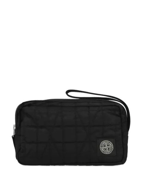 Stone Island quilted zip-fastening pouch