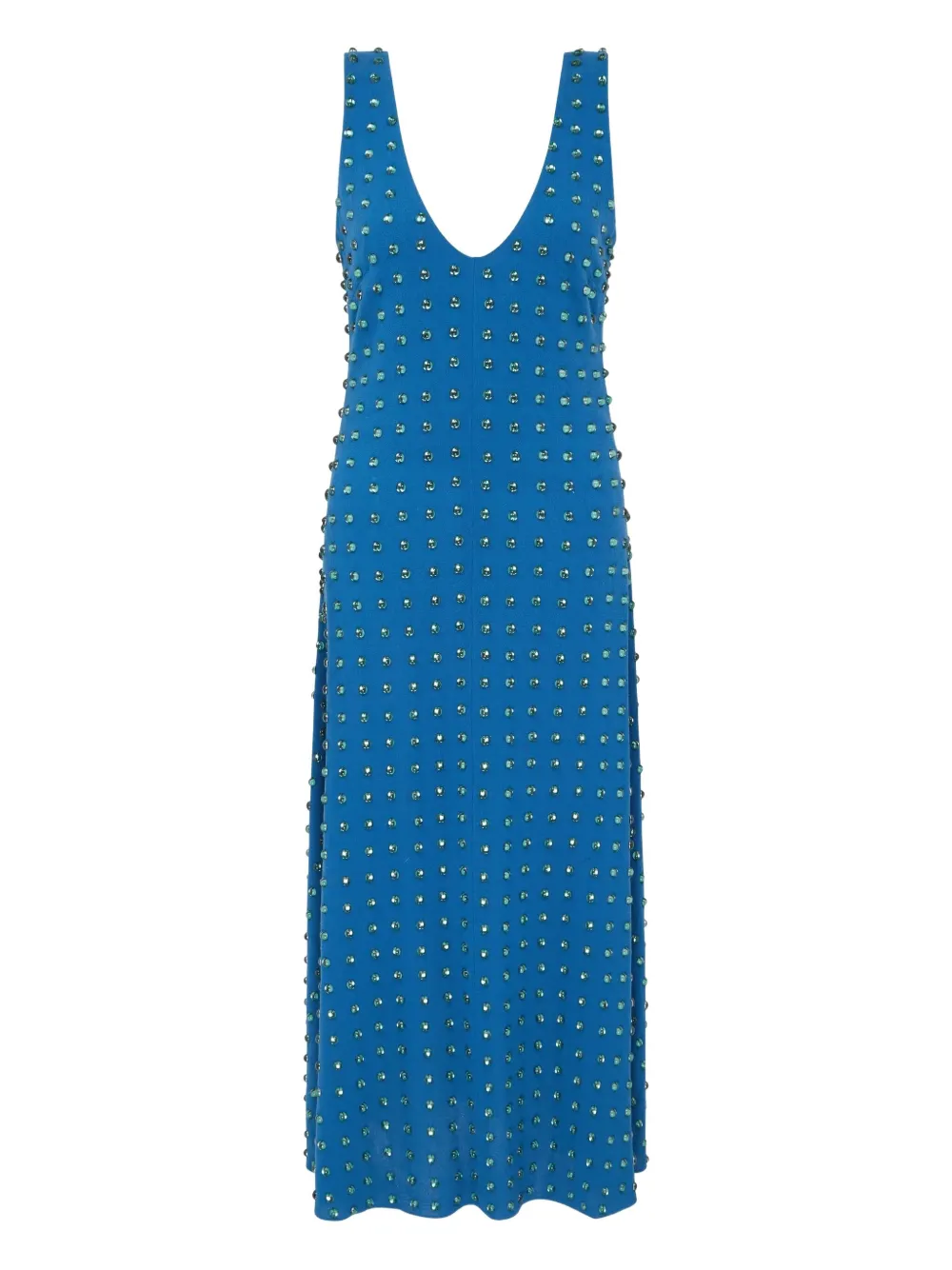 Markarian Odette Midi Embellished Dress In Blue